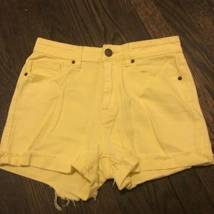 BDG High waisted Yellow Shorts
